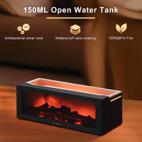 Transform Your Space with the 7-Color Fireplace Diffuser – Aromatherapy and Humidification in One Elegant Design