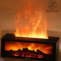 Transform Your Space with the 7-Color Fireplace Diffuser – Aromatherapy and Humidification in One Elegant Design
