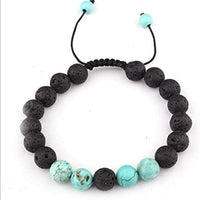 Anxiety Bracelet Gift Box Set | Lava Stone Aromatherapy Bracelet | 10Ml Anxiety Essential Oil | Relaxation Gift for Women | Made in UK