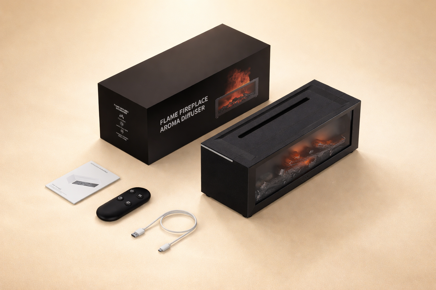 ZenFireplace™ Premium Flame Diffuser - Elegant, refined design for modern interiors