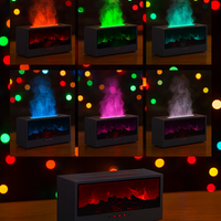 ZenFireplace™ Modern Edition — Colorful Light Flame Essential Oil Diffuser