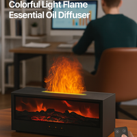 ZenFireplace™ Modern Edition — Colorful Light Flame Essential Oil Diffuser